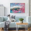 [Brand]Mount Fuji - 14CT Stamped Cross Stitch - 59*40cm - Natural