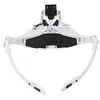 Adjustable Lens Wearing Type Glasses Magnifier Loupe Kit with LED Lights DIY Diamond Art Accessories