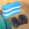 Swim Training Pull Buoy Adjustable Strap Hand Paddles 5-Layer Pull Buoy for Pool