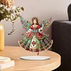 (US Local)Special Shape Angel Girl Table Top Diamond Painting Ornament Kits for Bedroom