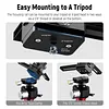 NEEWER 4-Way Macro Focus Slide With Quick Release Plate for Micro Photography Video Bird watching Pulley Shooting Precise Focus, Compatible with Canon Nikon Fuji Sony DSLR Mirrorless Cameras