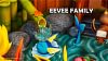 GK Scale Pokemon Ecological Landscape Series Eevee Family Hot Springs with LED - Pokemon Resin Statue - TiaoTiao Hall Studio