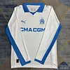 2025/2026 Long Sleeve Marseille Home Football Shirt 1:1 Thai Quality
