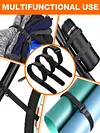 10 Pieces Bike Rack Straps Reusable Adjustable Bicycle Wheel Stabilizer Straps