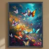 >SALE<5D DIY Full Round Drill Diamond Painting Butterfly Kit Home Decoration Craft(3)