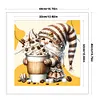 Coffee Gnome-11CT Stamped Cross Stitch 40*40cm/15.75*15.75in