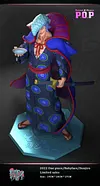 1/8 POP Scale Nine Red Scabbards Denjiro - ONE PIECE Resin Statue - Baby Face Studio [In Stock]