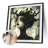 (US Local)Paint By Numbers Kit On Canvas DIY Oil Art Girl Picture Home Wall Decor40x40cm