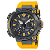 Zegarek męski Casio FROGMAN MRG-BF1000E-1A9 Ż&oacute;łty Dura Soft Viton Strap