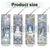 (US Local)Snowman A5 Size Diamond Painting Notebook Set with 4Pcs Bookmark Holiday Gift