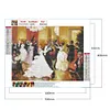>SALE<5D DIY Diamond Painting Kits Full Round Drill Waltz Ballroom Dancing Art Picture