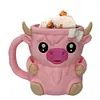 Cute Penguin Cow Leak Proo Ice Cream Pint Containers for Gathering Party Picnic