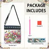 Diamond Painting Tulip Bouquet Crossbody Bag Ethnic Style Handbag with Adjustable Strap