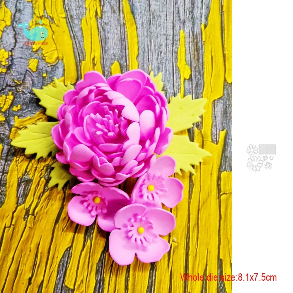 lace flower Metal Cutting Dies Scrapbooking Stencil for Album Paper DIY Gift Card Decoration Embossing Dies New 2022 712-1
