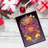 (US Local)50-Page A5 Flower Diamond Painting Notebook for Adult Holiday Birthday Gift