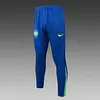 2024 Brazil Long Zip Jacket Blue Football Jersey 1:1 Thailand Quality