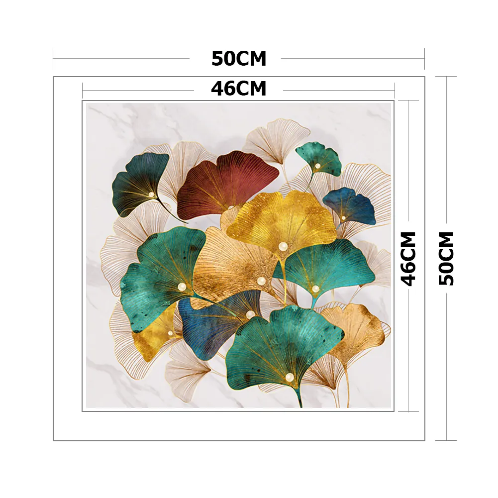 11ct Stamped Cross Stitch - Ginkgo Leaf(50*50cm)