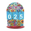 DIY Wooden Annual Reading Count Ornament  Year's Reading Tracker Desk Kit Track up to 999 Books, Comes with a Base