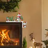 (US Local)Wooden Christmas Snowman Diamond Painting Door Topper Decor for Party Ornament