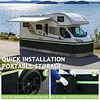 [US Local Warehouse] Mobile Home Skirting with Bottom Iron Mesh RV Skirting for Winter 3.1x65.6ft Rv Underbelly Panels Easy Installation for Garden Outdoor Yard