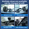 Suction Cup USB Car Fan 3 Speeds 360 Degree Rotatable Windshield Electric Fan