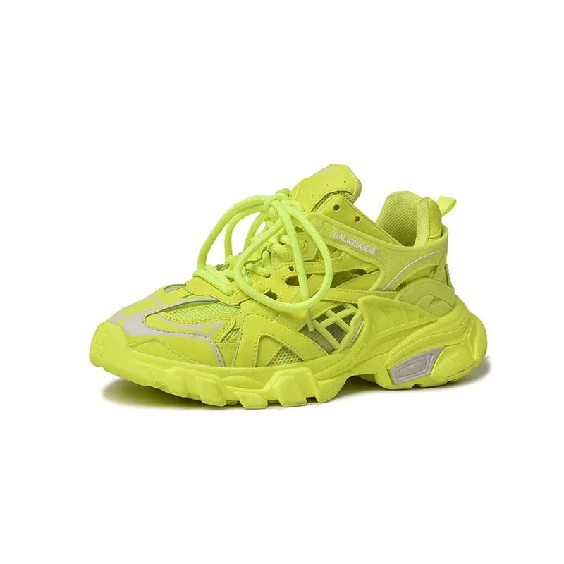Winter Chunky Sneakers Women 2021 Trendy Designer Women's Dad Shoes Pink Sport Casual Shoes Fashion Women's Sneakers