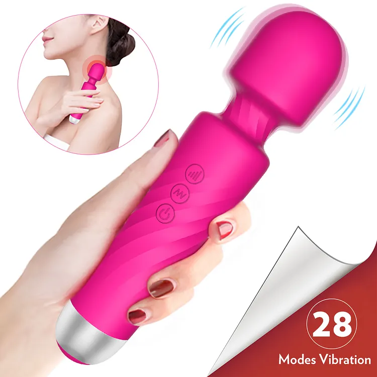 Rechargeable Personal Hot Sale Silicone Wand Massagers