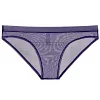 Men's Mesh Transparent Bulge Pouch Bikini Briefs Underwear Breathable Super Thin Briefs