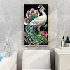 >SALE<5D DIY Full Square Drill Diamond Painting Peacock Kit Home Decoration (NF0424)