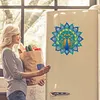 Diamond Painting Double-Layer Peacock Mandala Refrigerator Magnet 360 Rotating Magnetic Refrigerator Sticker