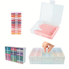 2-in-1 Diamond Art Storage Containers & Line-Up Tray, Upgrade Convex Point Bottom Design for Efficient Crafting DIY Diamond Art Accessories