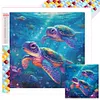 Sea Turtle -Full Square Diamond Painting(45x45cm)