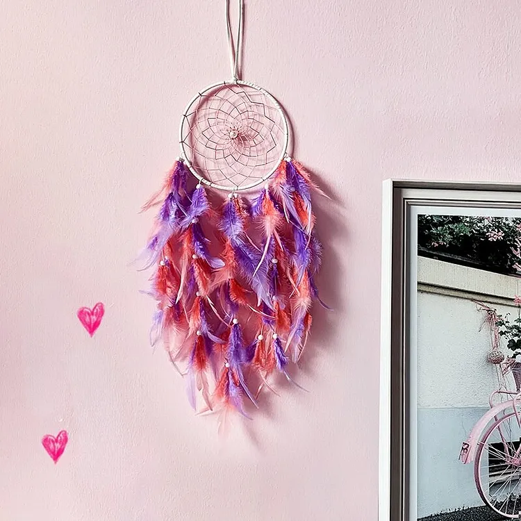Red Indian Purple Dream Catcher