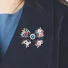 4Pcs Diamond Painting Brooch Diamond Painting Pins Jewelry Kit (Bow Tie)