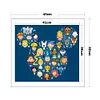Cartoon - 11CT Counted Cross Stitch - 40*45cm - Disney