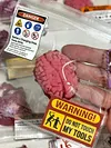Squishy Heart and Brain Stress Reliever (Do Not Take Out From Bag)