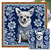 (Multi-Style) Blue And White Porcelain-11CT Stamped Cross Stitch 40*40cm/40*60cm