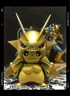 3CM & 8CM Fladramon, Lighdramon & Magnamon Cosplay Pikachu &ndash; Pokemon Digimon Resin Statue &ndash; FYY Studios