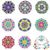 DIY Acrylic Diamond Painting Special-Shaped Drill Point Drill Coaster Set