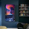 >SALE<5D DIY Full Round Drill Diamond Painting Volcano Kit Home Decor Art Craft40x70cm
