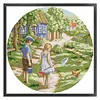 Childhood Friend-14CT Stamped Cross Stitch 38*38cm/14.96*14.96in