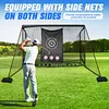 [US Local Warehouse] 2 Pack Shade Sail Poles 10FT Outdoor Sun Shade Poles 2.22in Diameter Heavy Duty Metal Post for Deck Patio Outside Backyard
