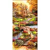 (Big Size)Scenery - 11CT Stamped Cross Stitch - 40*85cm