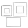 Square Shape Embroidery Punch Frame DIY Craft Cross Stitch Needlework Sewing Hoop