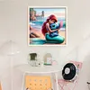 Princess Ariel And Stitch - 11CT Stamped Cross Stitch - 40*40cm - Disney