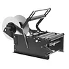 [US Local Warehouse] Manual Labeling Machine with Handle Adjustable Bottle Label Applicator for Glass Metal Round Bottles Diameter 0.59-4.72 inches
