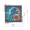 Diamond Painting-DIY Full Round Drill Detroit Lions(40*40 CM)