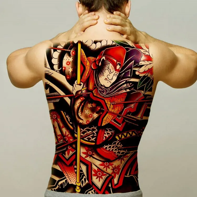 temporary men tattoos water transfer tattoo full back large tatoo fake dragon wings tattoo and body art sticker sexy decals big