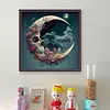 Sukll Moon - 11CT Stamped Cross Stitch 40*40cm