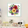 Flower - 9CT Partial Beaded Cross Stitch Kit(31x31cm)